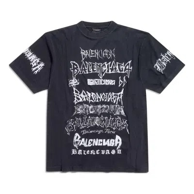 Balenciaga Diy Metal T-shirt 'black White'
