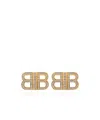 Balenciaga Double B Earrings In Yellow