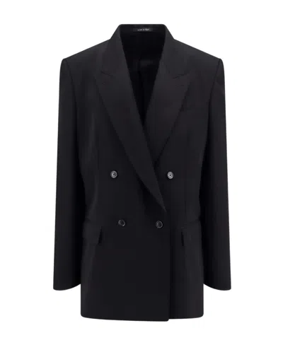 Balenciaga Double-breasted Jacket In Black
