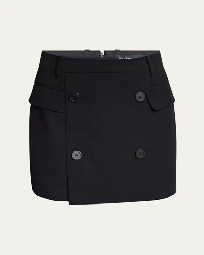 Balenciaga Double-breasted Tailored Mini Skirt