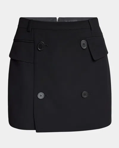BALENCIAGA DOUBLE-BREASTED TAILORED MINI SKIRT