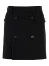 Balenciaga Skirts With Belt Loops And Front Pockets In Black