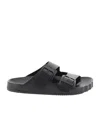 Balenciaga Smooth Leather Sunday Slides For A Chic In Black