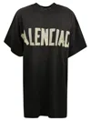 Balenciaga T-shirt Aus Baumwolle In Black