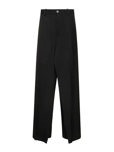 BALENCIAGA DOUBLE FRONT WOOL TROUSER
