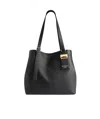 Balenciaga Double Handle Tote Bag In Black
