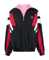 Balenciaga Double-sided Zipper Jacket In Black