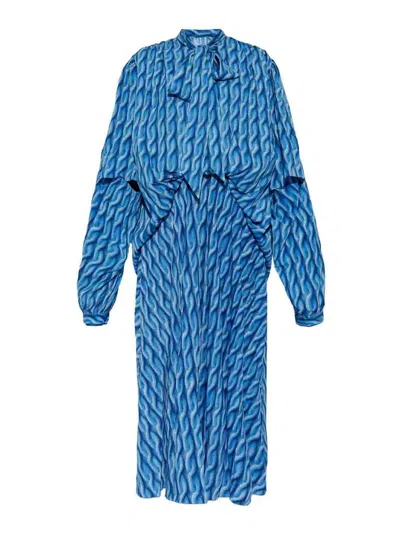 BALENCIAGA DOUBLE SLEEVE DRESS
