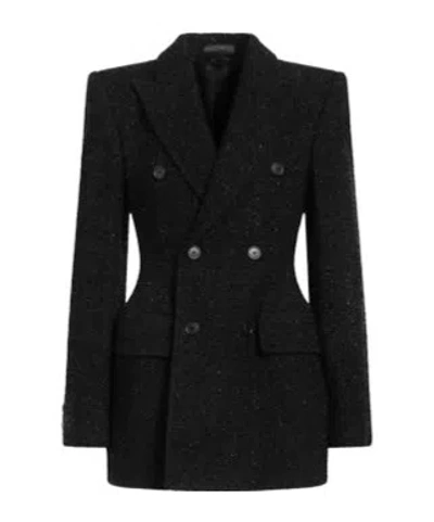 Balenciaga Double- Suit In Black