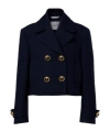 Balenciaga Double-breasted Wool Jacket In Multi