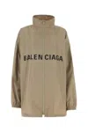 Balenciaga Elastic Cuffs Micro Faille Windbreaker