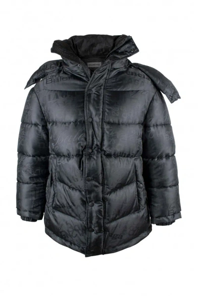 Balenciaga Down Jacket In Black