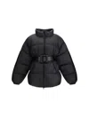 Balenciaga Women Belted Hourglass Short Puffer In Black