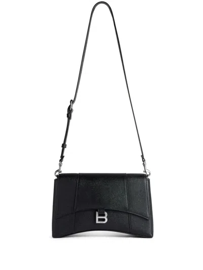 BALENCIAGA BALENCIAGA DOWNTOWN LEATHER CROSSBODY BAG