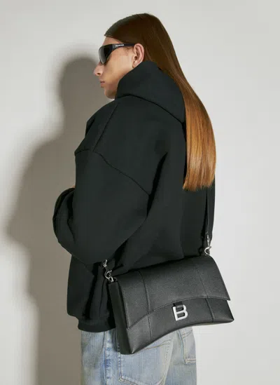 Balenciaga Downtown Messenger Bag In Black