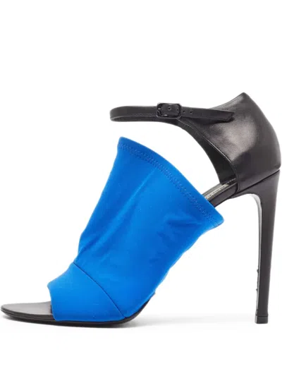 Pre-owned Balenciaga Draped Open-toe Heels