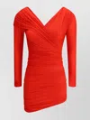 Balenciaga Draped Mini Dress