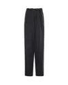 Balenciaga Drawstring Trousers In Black