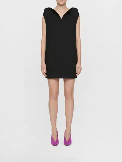 Balenciaga Dress Woman  In Black