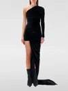 Balenciaga Asymmetric Dress In Schwarz