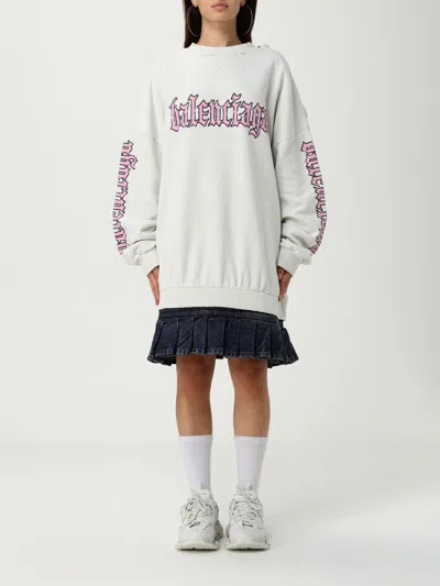 BALENCIAGA DRESS BALENCIAGA WOMAN COLOR GREY,H27224020