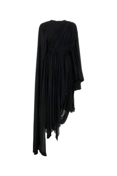 Balenciaga Black Crepe Dress