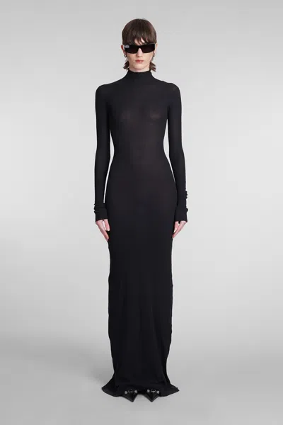 Balenciaga Dress In Black Polyamide