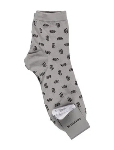 Pre-owned Balenciaga Dress Socks W/tags In Grey