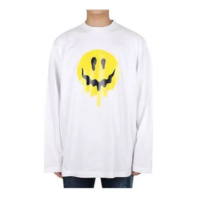 Balenciaga Drip Peace T-shirt Large Fit 'white'
