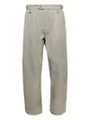 Balenciaga Drop-crotch Trousers In Gray