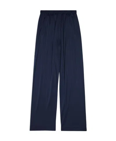Balenciaga Drop-crotch Trousers In Blue