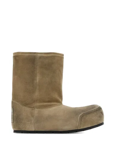 Balenciaga Dumbo Suede Boots In Animal Print