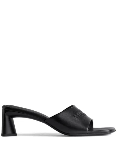 Balenciaga Duty Free 60mm Mules In Schwarz