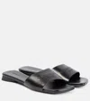 BALENCIAGA DUTY FREE LEATHER SLIDES