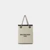 Balenciaga Mini Duty-free Phone Holder Tote In Beige