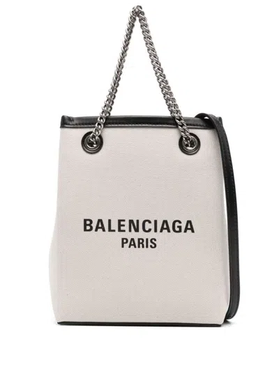 Balenciaga Women Duty Free Phone Holder In Beige