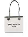 Balenciaga Duty Free Small Canvas Tote Bag
