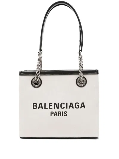 Balenciaga Duty Free Small Canvas Tote Bag