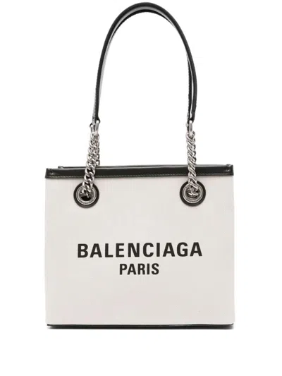 Balenciaga Duty Free Small Canvas Tote Bag