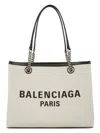 Balenciaga Heritage Chain Handle Tote Bag In Beige
