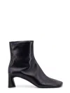 Balenciaga Dutyfree Leather Boots In Black