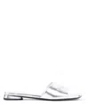 Balenciaga Duty Free Slides In Silver