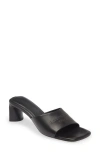 Balenciaga Duty Free 60 Leather Mules In Black