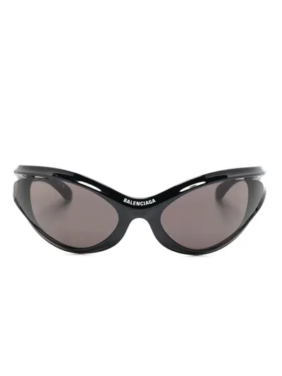 Balenciaga Dynamo Cat-eye Sunglasses In Black