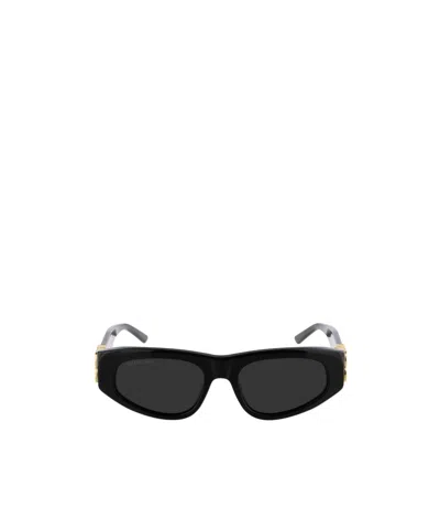 Balenciaga Dynasty D-frame Sunglasses In Black