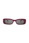 Balenciaga Dynasty Rectangle Sunglasses Accessories In Multicolor