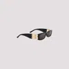 Balenciaga Dynasty Rectangle Sunglasses In Black