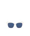 Balenciaga Dynasty Square-frame Sunglasses In Blue