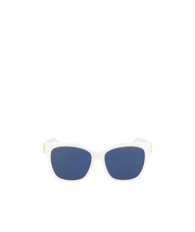 Balenciaga Dynasty Square-frame Sunglasses In Blue