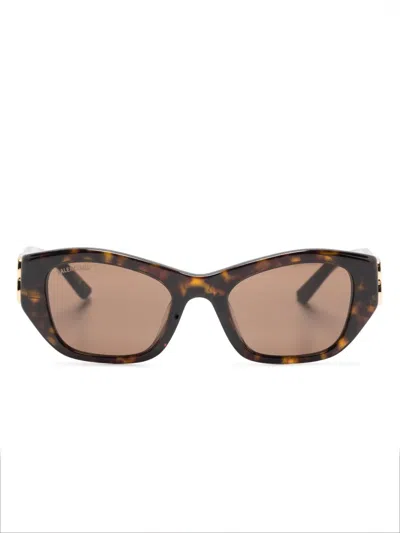 BALENCIAGA DYNASTY SQUARE-FRAME SUNGLASSES